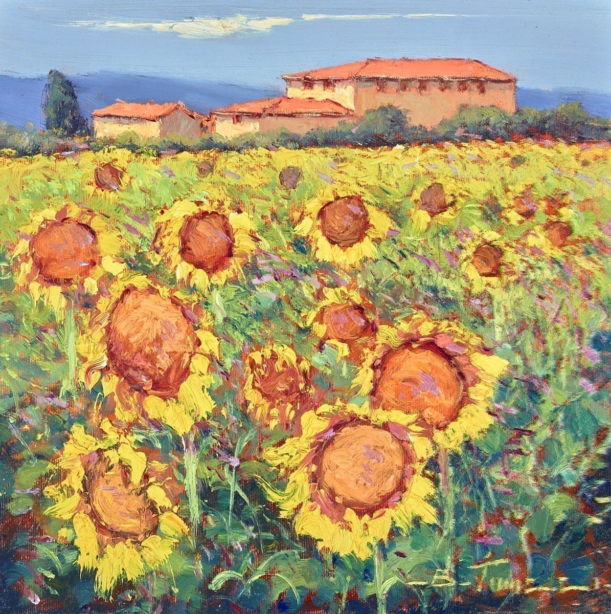 Campi Di Girasole By Bruno Tinucci Whitewall Galleries